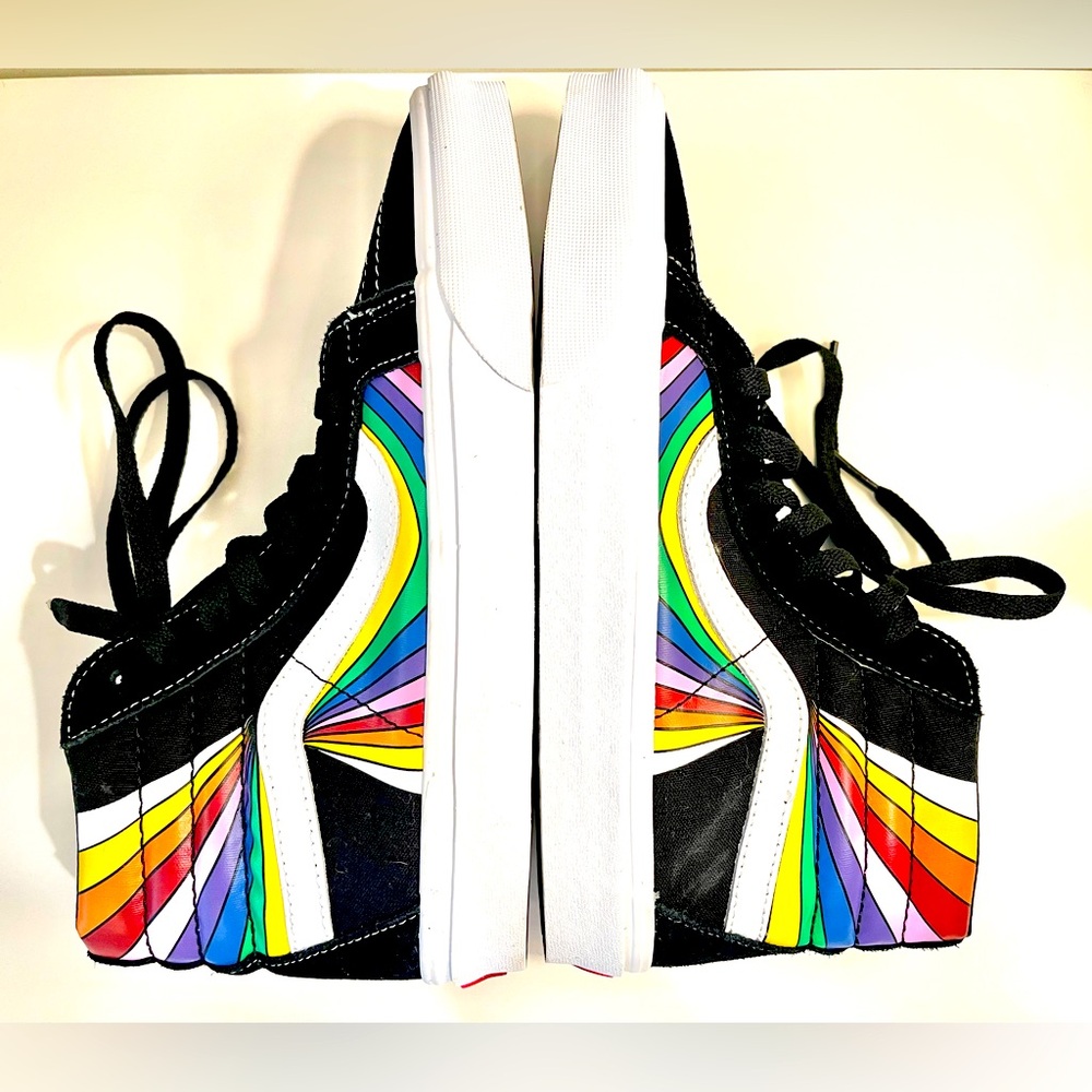 Vans Colorful High-Top Skate Sneakers - Picture 2 of 15